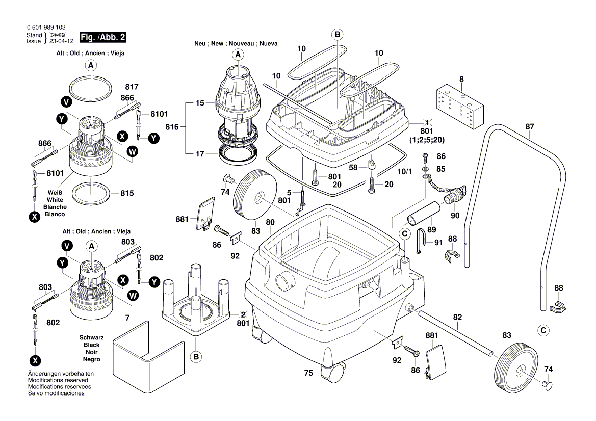New Genuine Bosch 1609203C51 Holding-Down-Appliance