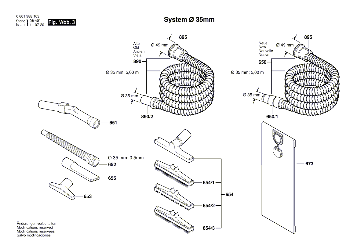 New Genuine Bosch 1609203C69 Siren