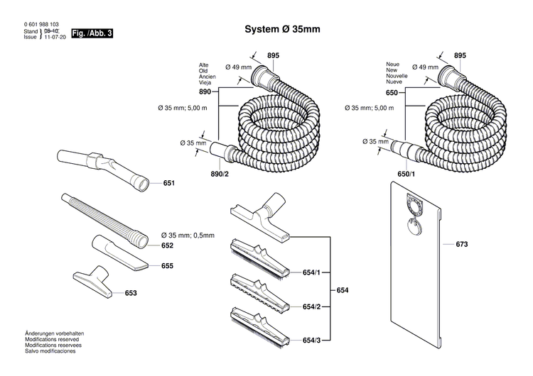 New Genuine Bosch 1609203C69 Siren