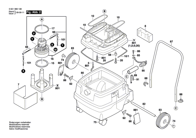 New Genuine Bosch 1609203C70 Bearing bolt