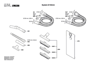 New Genuine Bosch 1609203C71 Locking Pin