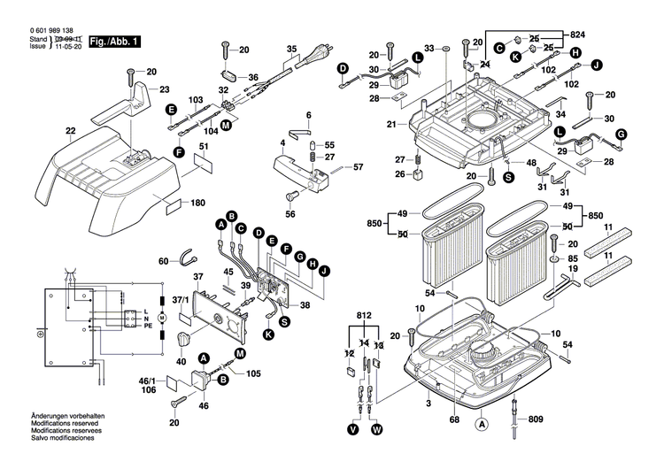 New Genuine Bosch 1609203C71 Locking Pin