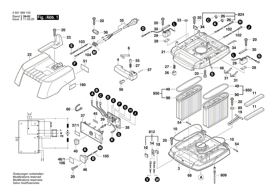 New Genuine Bosch 1609203C95 Connecting Cable