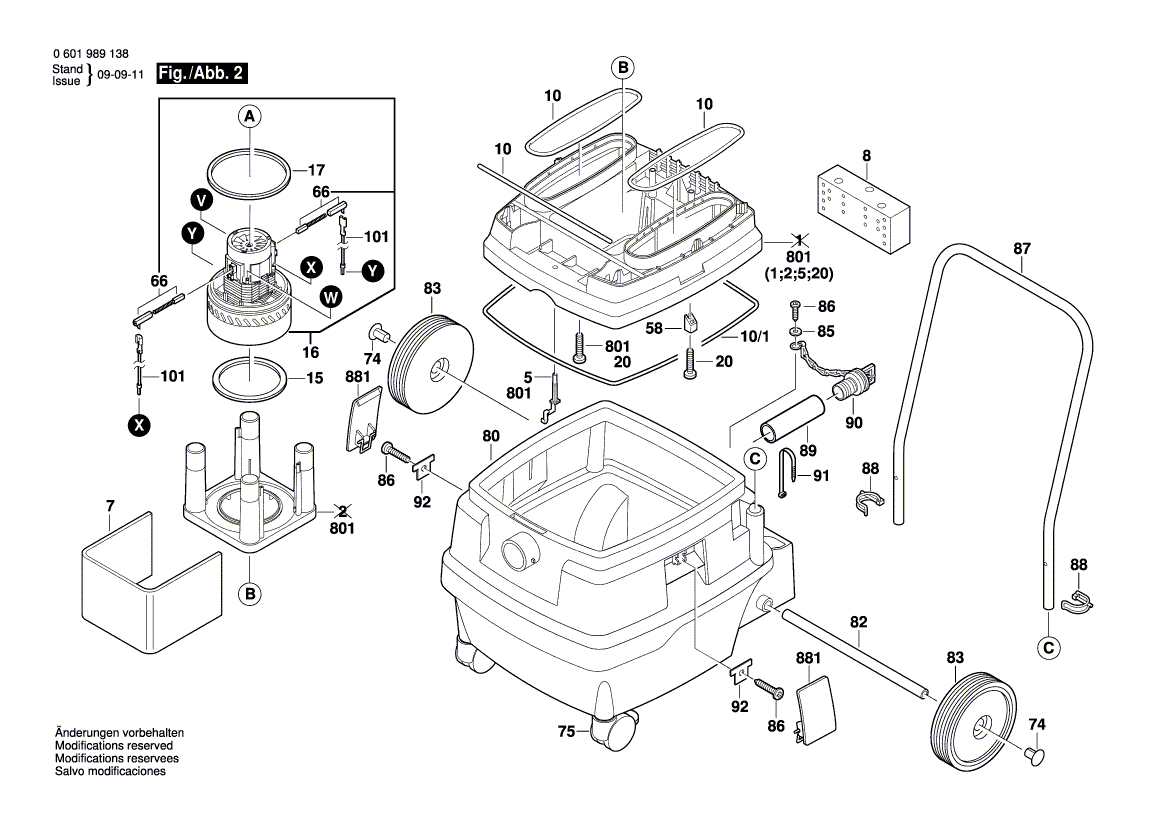 New Genuine Bosch 1609203C98 Connecting Cable