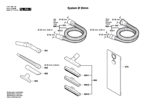 New Genuine Bosch 1609203C98 Connecting Cable