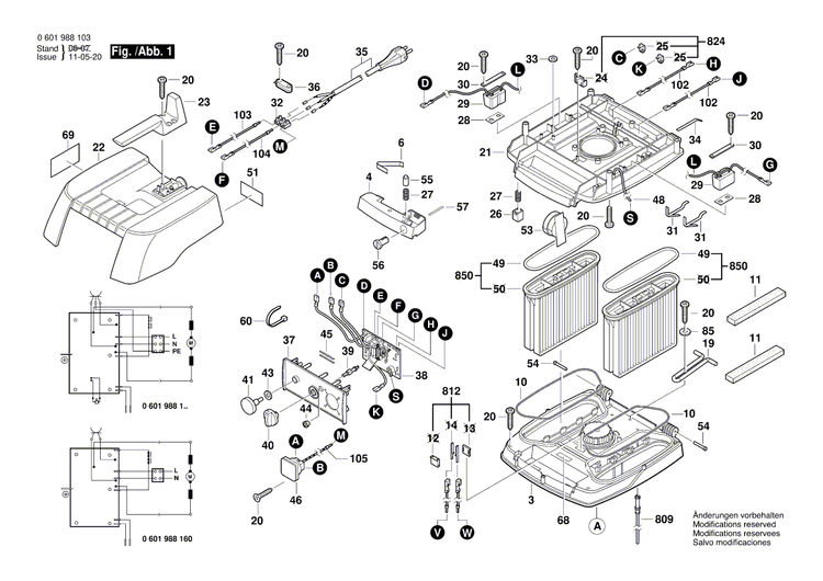 New Genuine Bosch 1609203D09 Locking-Bar