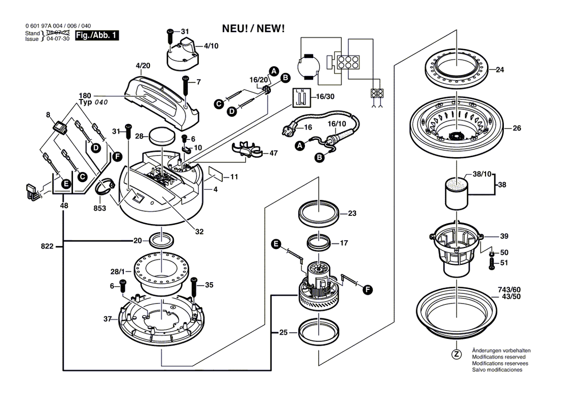 New Genuine Bosch 1609203D28 Container