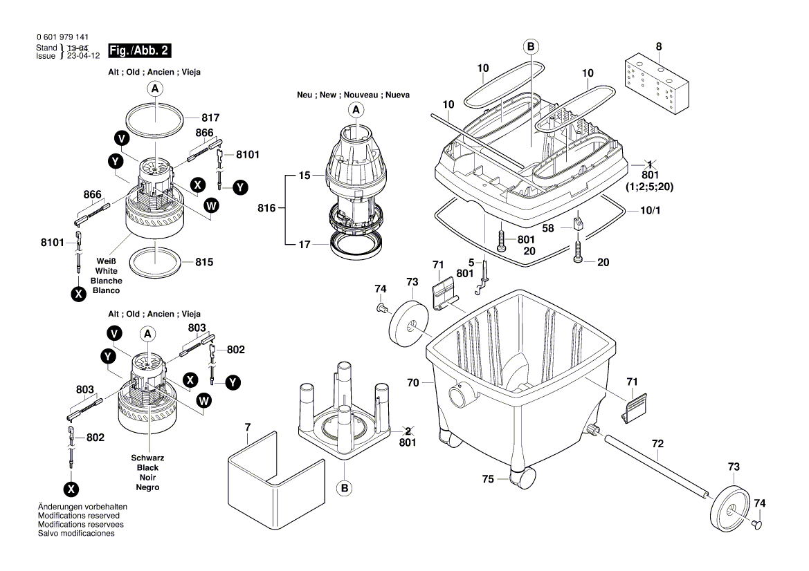 New Genuine Bosch 1609203D95 Printed-Board Assembly