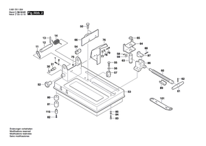 New Genuine Bosch 1609203E64 Air-Deflector Ring