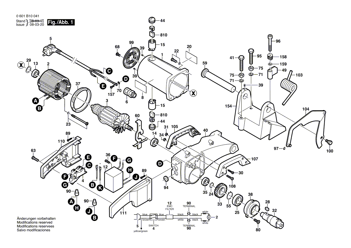 New Genuine Bosch 1609203G29 Rotor