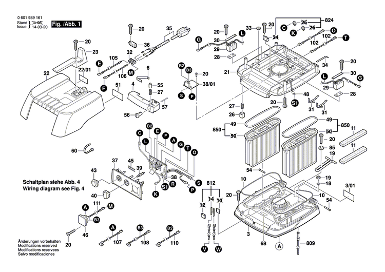 New Genuine Bosch 1609203K54 Locking-Bar