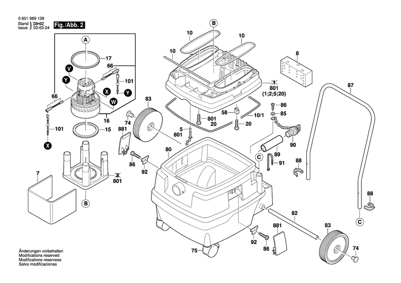 New Genuine Bosch 1609203K65 Printed-Board Assembly