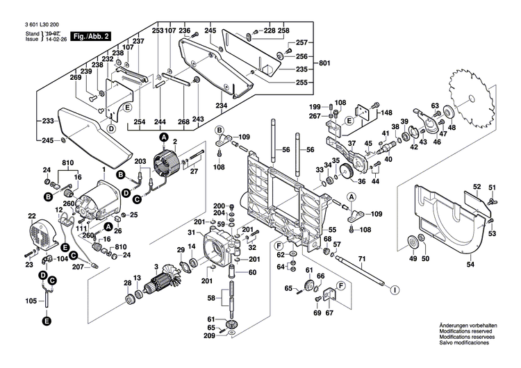 New Genuine Bosch 1609203L13 Screw