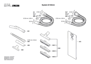 New Genuine Bosch 1609203L67 Attachment Vibrator