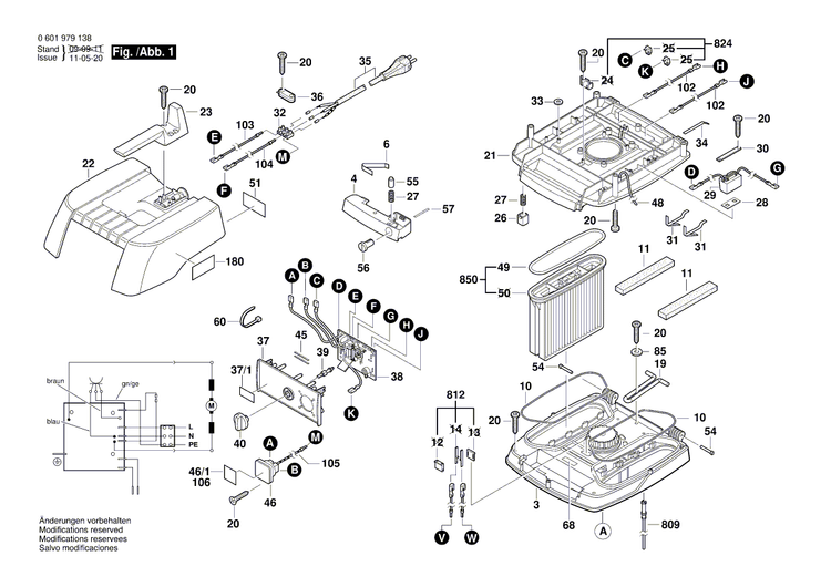 New Genuine Bosch 1609203L67 Attachment Vibrator