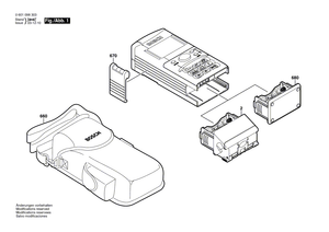 New Genuine Bosch 1609203M70 Battery Box