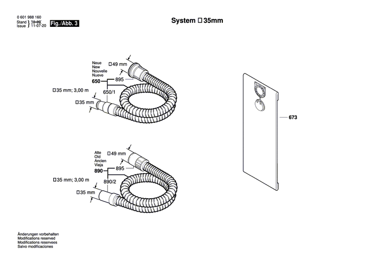 New Genuine Bosch 1609203M84 Electrode