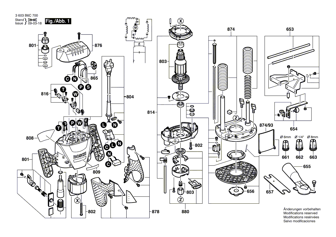 New Genuine Bosch 1609203N11 Housing Cover