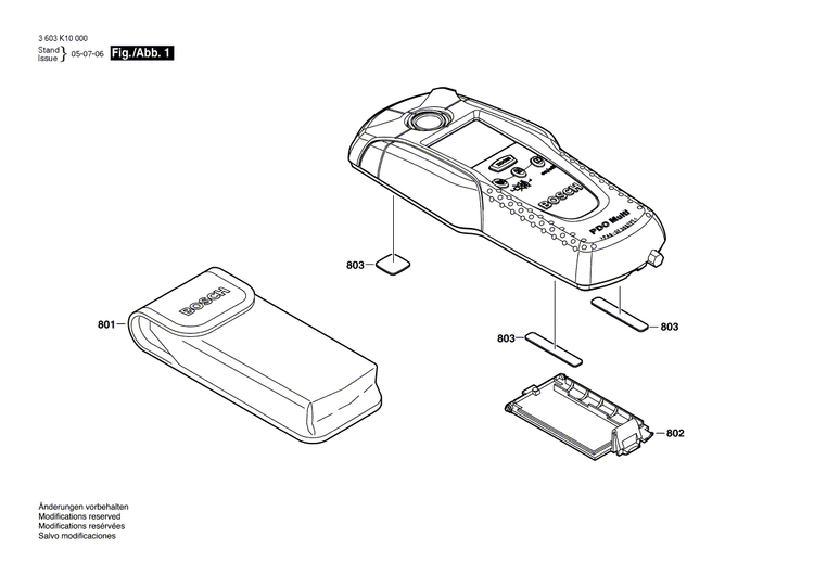 New Genuine Bosch 1609203P21 Felt