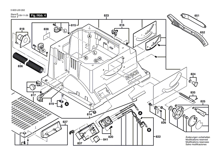 New Genuine Bosch 1609203P50 Switch