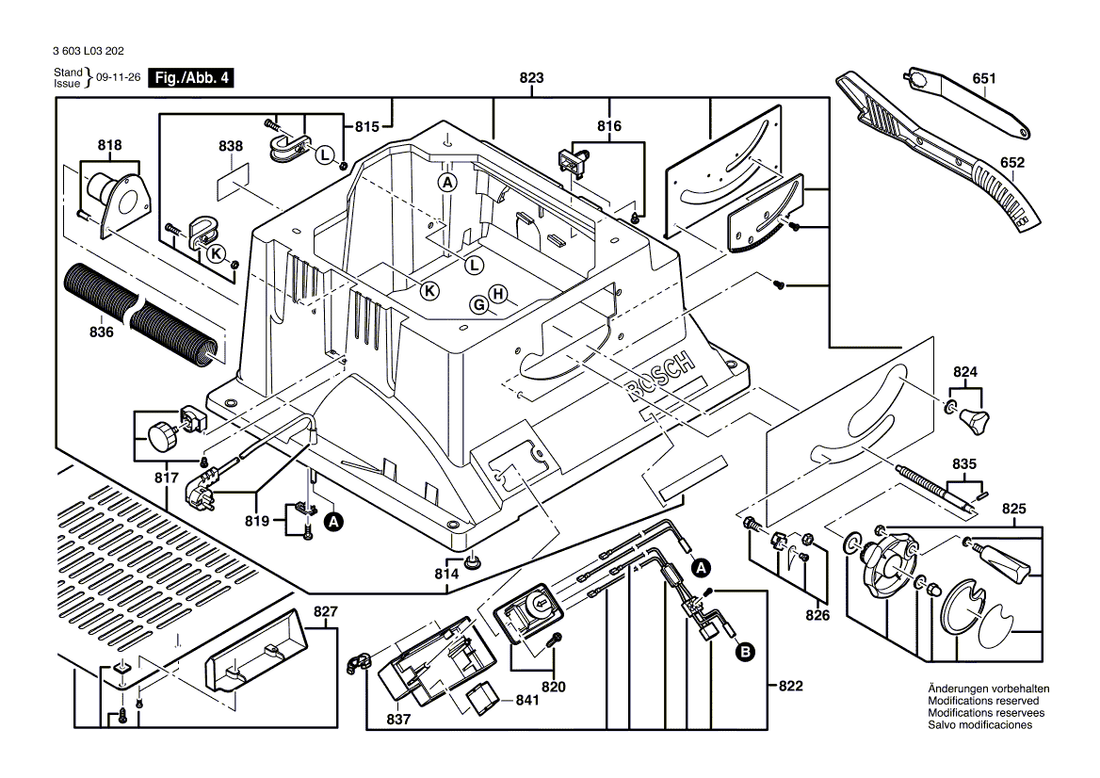 New Genuine Bosch 1609203P79 Swivelling Axis