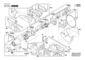 New Genuine Bosch 1609203P83 Switch Housing
