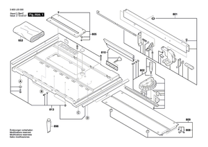 New Genuine Bosch 1609203P83 Switch Housing