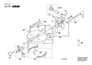 New Genuine Bosch 1609203P95 Quick-Clamping Device