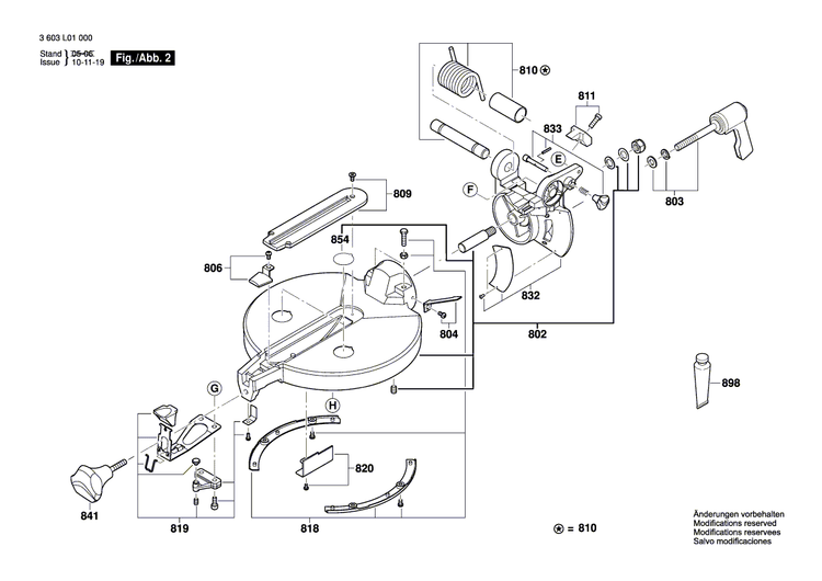 New Genuine Bosch 1609203P95 Quick-Clamping Device