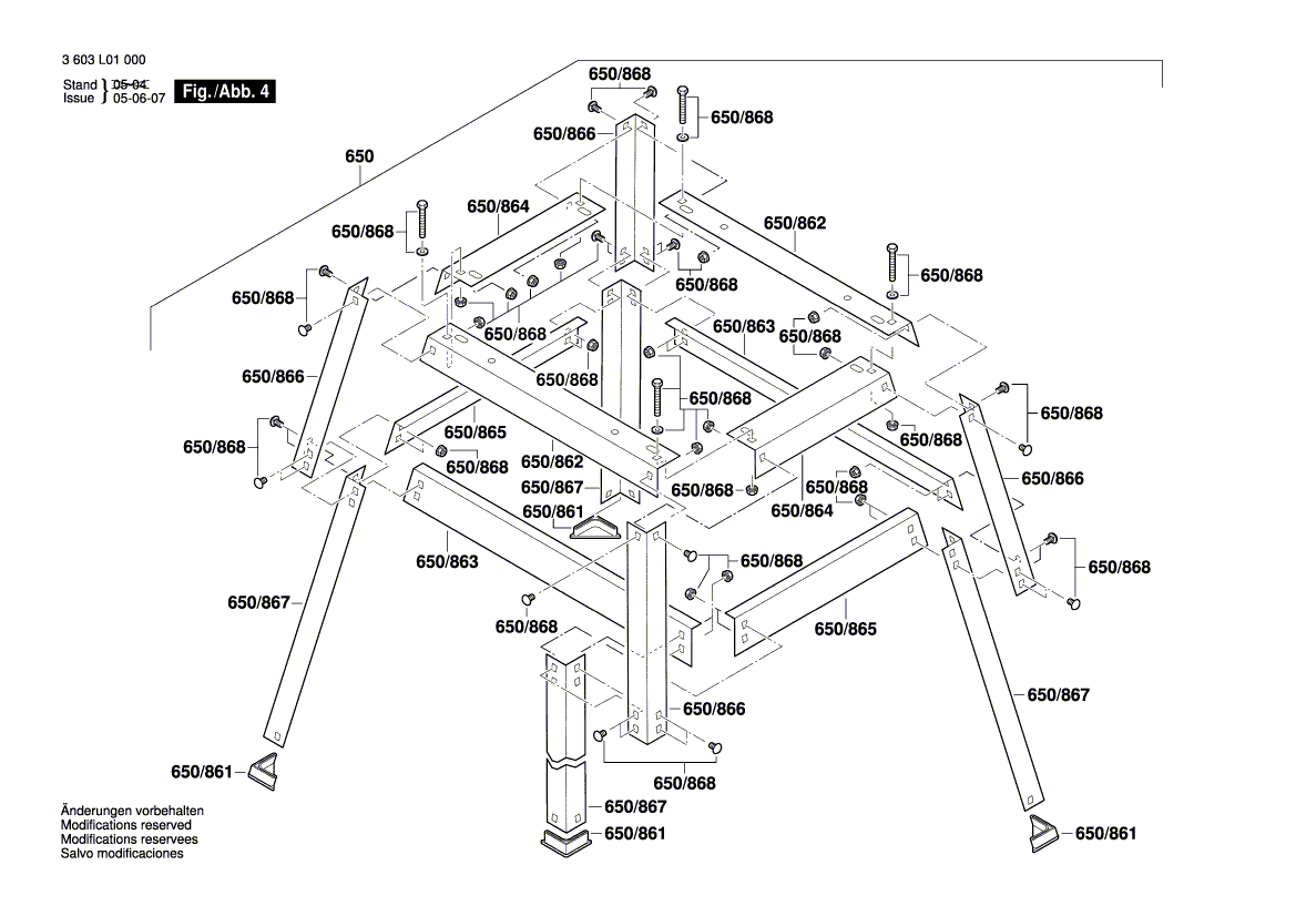 New Genuine Bosch 1609203R71 Parts Set