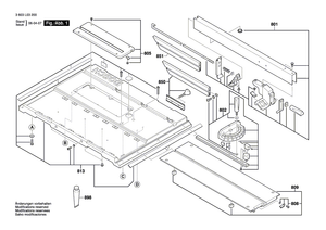 New Genuine Bosch 1609203S53 Edge Guide