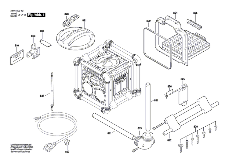 New Genuine Bosch 1609203S68 Remote Control