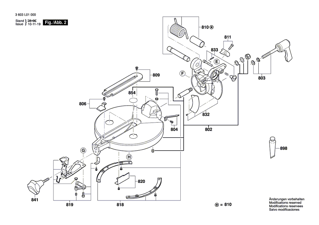 New Genuine Bosch 1609203T04 Rubber Base