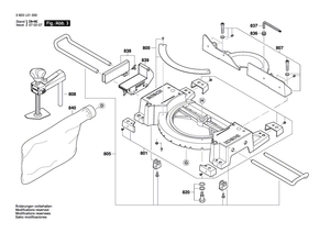 New Genuine Bosch 1609203T30 Fastening parts kit