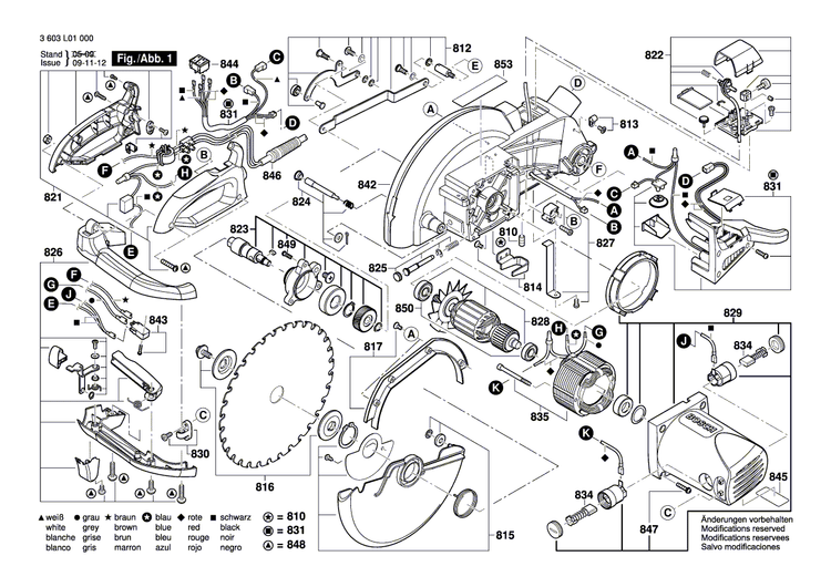 New Genuine Bosch 1609203T30 Fastening parts kit
