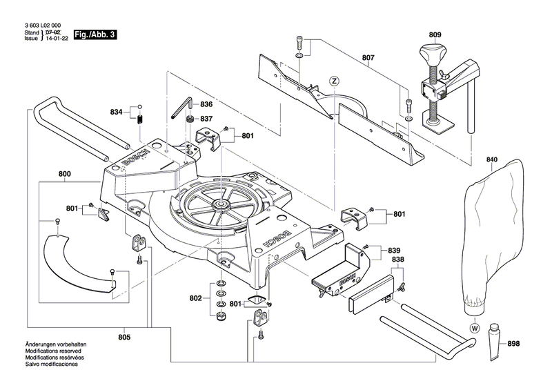 New Genuine Bosch 1609203T62 Pointer