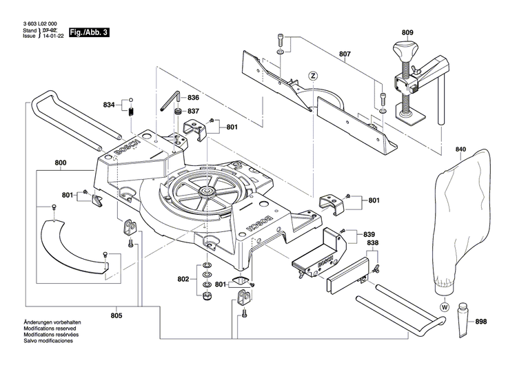New Genuine Bosch 1609203T85 Circular Spring