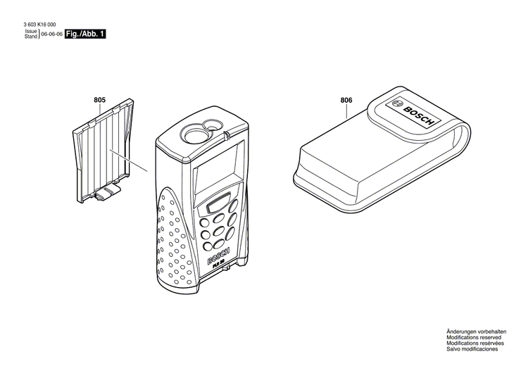 New Genuine Bosch 1609203U03 Battery Cover