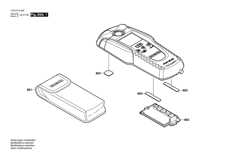 New Genuine Bosch 1609203U05 Bag
