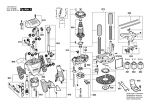 New Genuine Bosch 1609203V46 Motor Housing