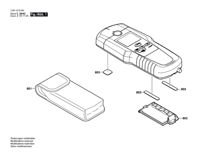 New Genuine Bosch 1609203W19 Battery Cover