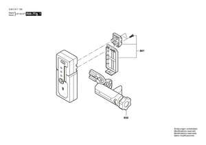 New Genuine Bosch 1609203W31 Support