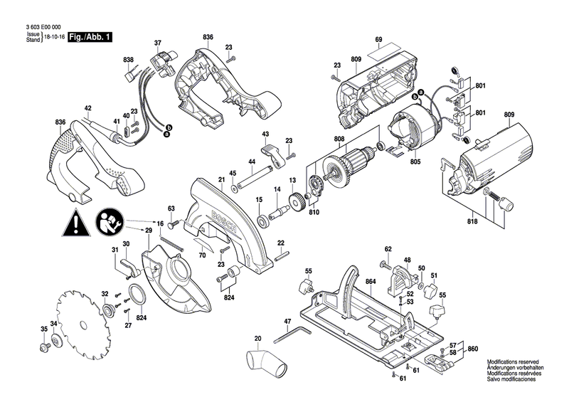 New Genuine Bosch 1609203Y62 Tapping Screw