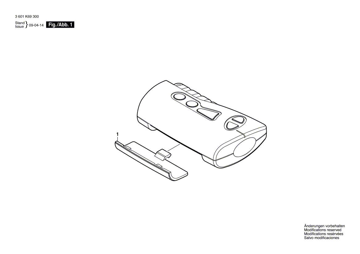 New Genuine Bosch 1609203Z02 Battery Cover