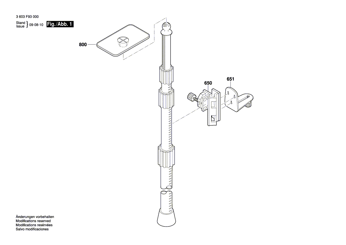 New Genuine Bosch 1609203Z31 Clamping Piece