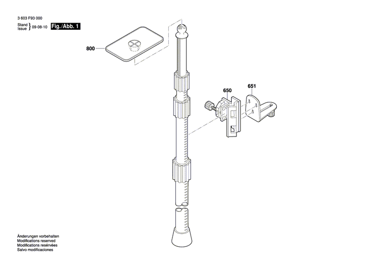 New Genuine Bosch 1609203Z31 Clamping Piece