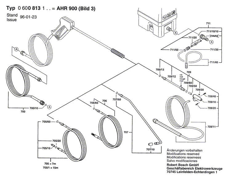 New Genuine Bosch 1609350044 Seal Kit