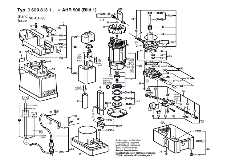 New Genuine Bosch 1609350063 Pressure Modulation Valve