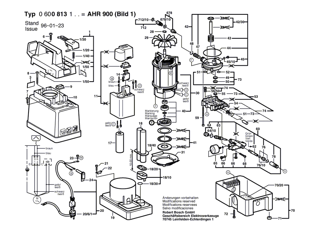 New Genuine Bosch 1609350198 Guide Sleeve