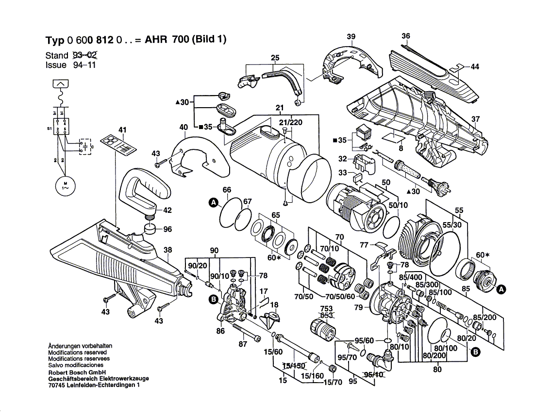 New Genuine Bosch 1609350264 Housing Section